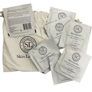 Skin Laundry Purifying Cleansing Cloths Pre Moistened Towelettes Set of 7